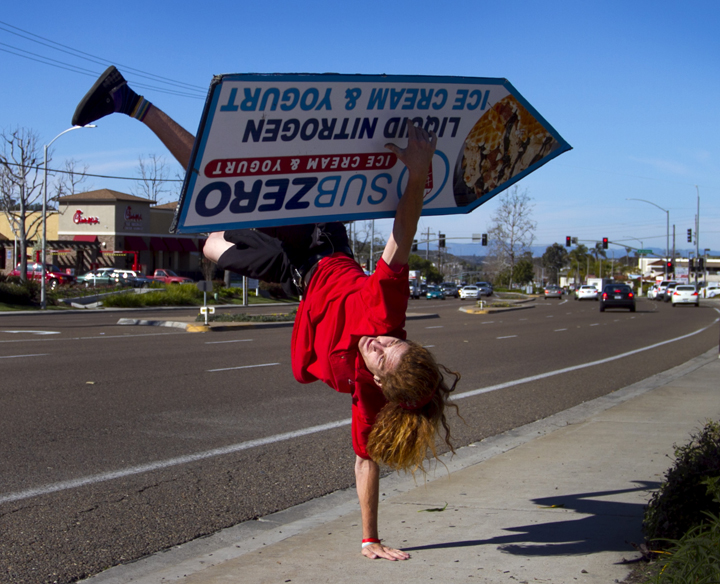 sign twirler