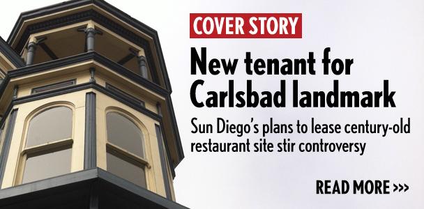 The Twin Inns site in Carlsbad, which housed Nieman’s and Ocean House restaurants over the past three decades, will now house a Sun Diego Boardshops store. (North Coast Current photo)