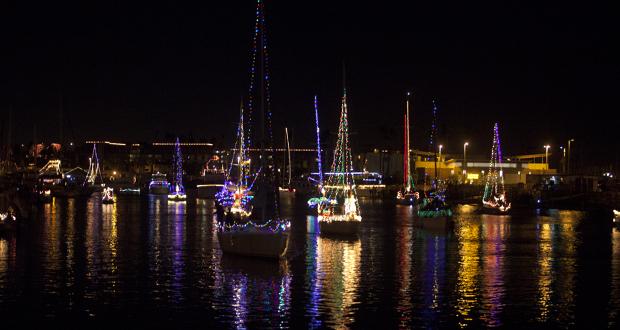 Oceanside Harbor Parade of Lights 2013