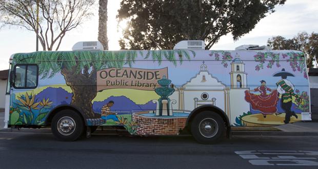 Oceanside Public Library Bookmobiles Moving to Winter Schedule