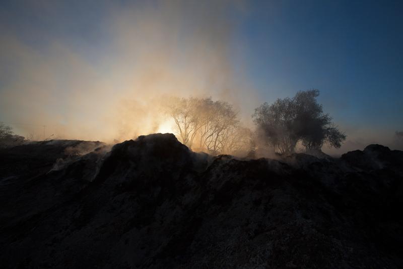 San Luis Rey Riverbed Fire, San Marcos Road Closings