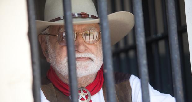 Sheriff Joe Cobb at the Heritage Park jail