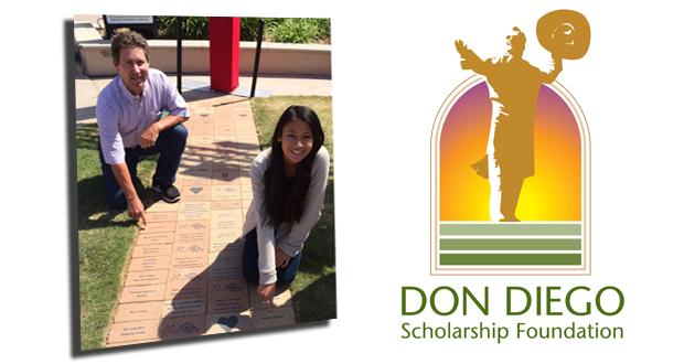 Don Diego Chair Emeritus Paul Ecke III and his daughter, Polly