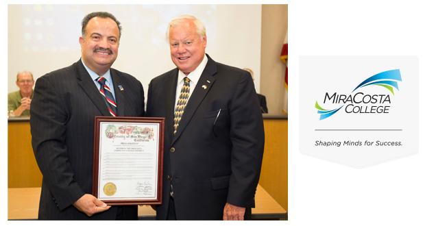 Health & Human Services Agency Director Nick Macchione with County Supervisor Bill Horn (courtesy photo)

