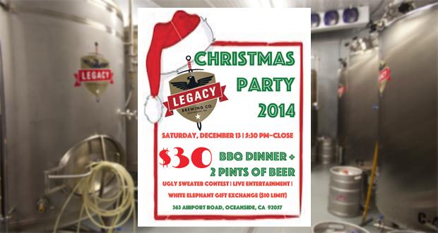 Legacy Brewing Christmas Party