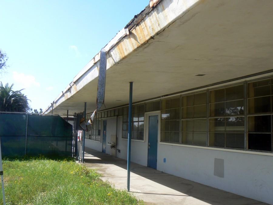 With the sale now final, the city of Encinitas is set to look for ways to rehabilitate the Pacific View School property, shown March 27. (North Coast Current file photo)