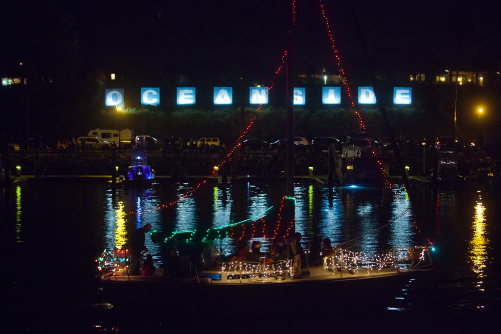 Oceanside Harbor Parade of Lights 2014