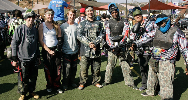 Celebrities Raise Money Playing Paintball in PEACE Fund Games