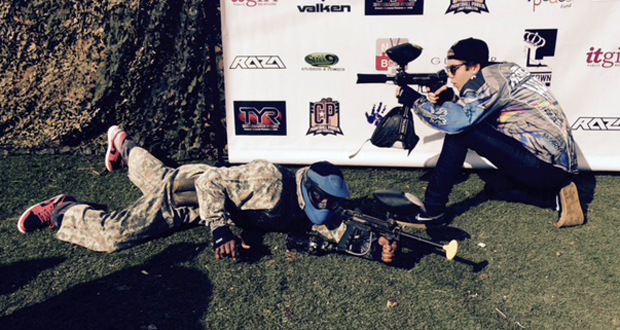 Celebrities Raise Money Playing Paintball in PEACE Fund Games