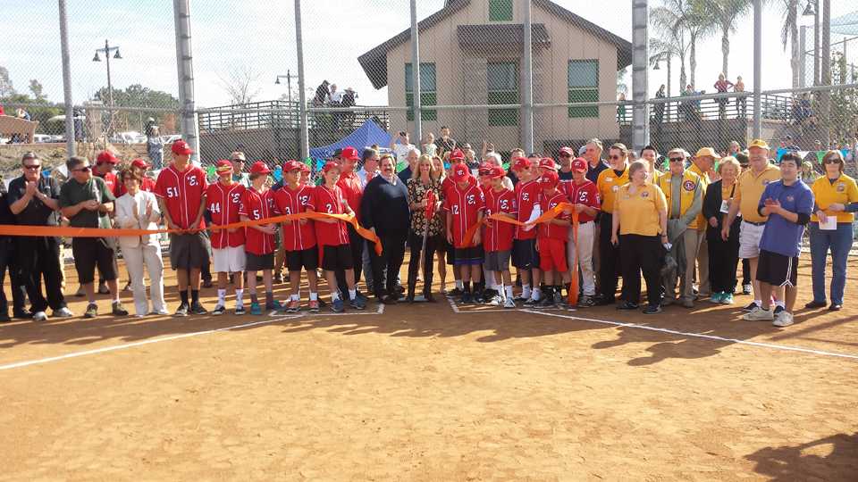A grand-slam opening: Encinitas celebrates park in Major League style