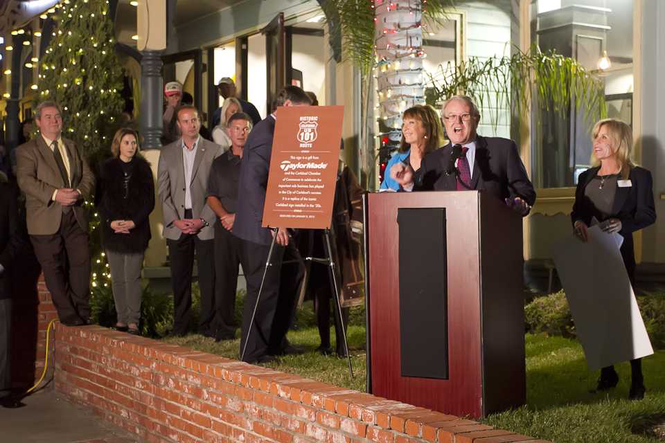A sign for the new year: Carlsbad celebrates installation of landmark