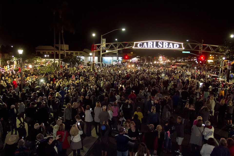 A sign for the new year Carlsbad celebrates installation of landmark