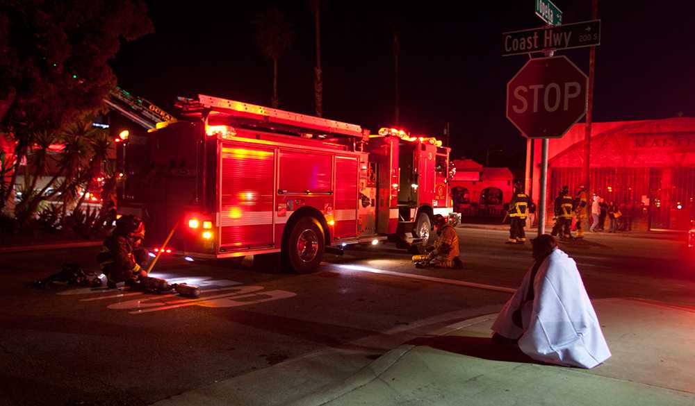Two Injured in Fire at Dolphin Hotel in Oceanside