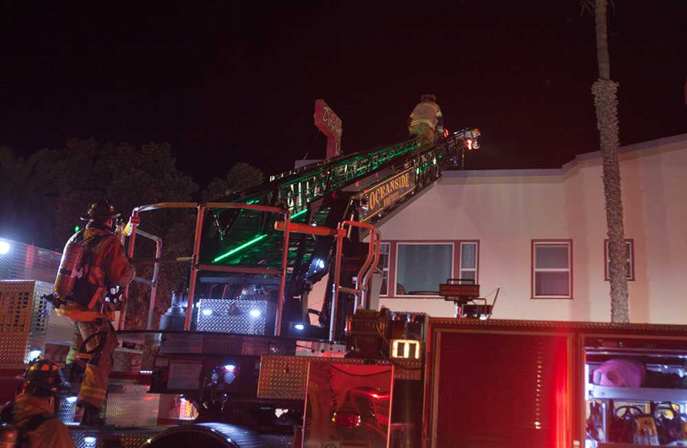 Two Injured in Fire at Dolphin Hotel in Oceanside