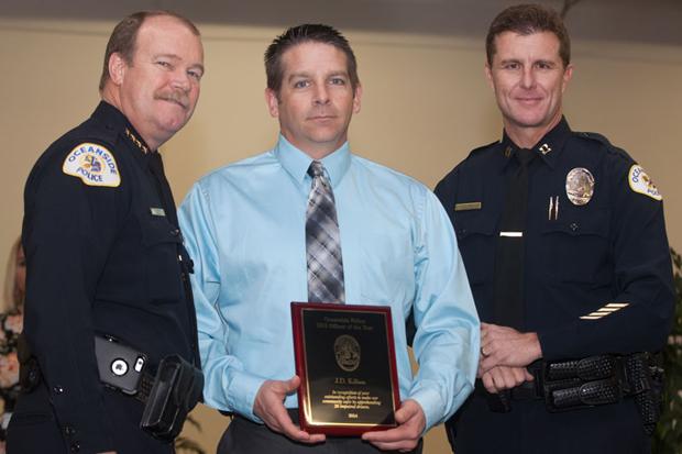 Chief McCoy, JD Killion and Captain Armijo