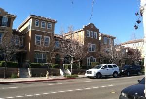 Morgan's Corner in San Elijo Hills, pictured Feb. 8, is a development of 162 townhomes in the master-planned community. (North Coast Current photo)