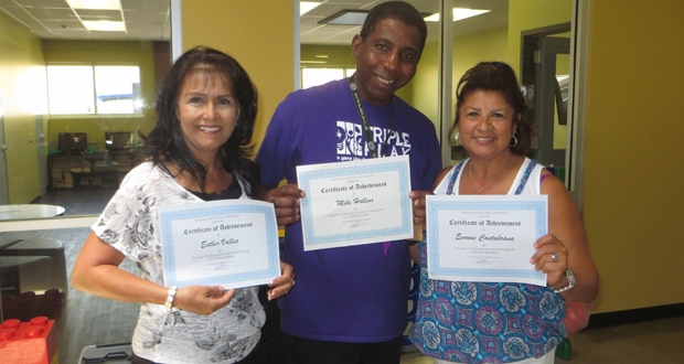 Esther Valles, Mike Hollins and Evonne Cantabrana
(Courtesy photo)