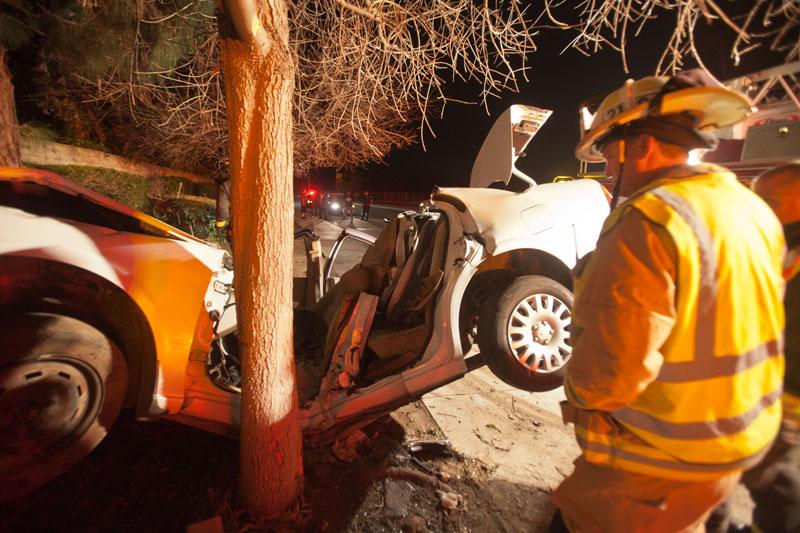 Driver Airlifted After Single Car Accident on Frazee Rd in Oceanside