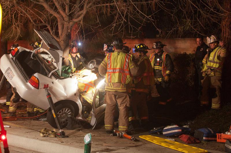 Driver Airlifted After Single Car Accident on Frazee Rd in Oceanside