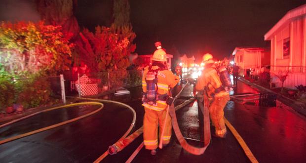 One Person Confirmed Dead, One Injured in Oceanside Mobile Home Fire-UPDATED