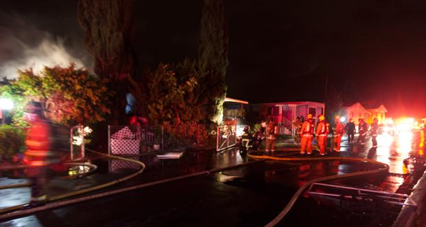 One Person Confirmed Dead, One Injured in Oceanside Mobile Home Fire-UPDATED