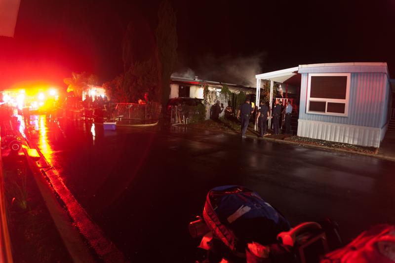 One Person Confirmed Dead, One Injured in Oceanside Mobile Home Fire-UPDATED