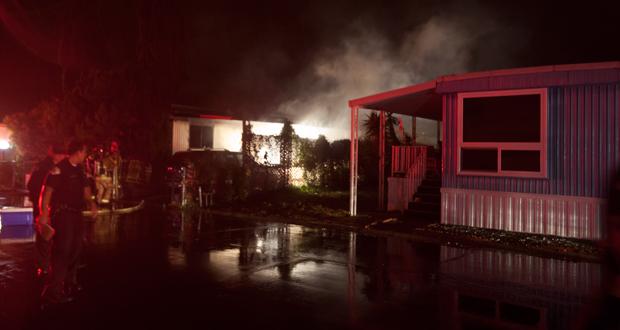 One Person Confirmed Dead, One Injured in Oceanside Mobile Home Fire-UPDATED
