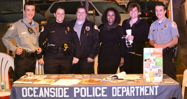 public safety night at Sunset Market