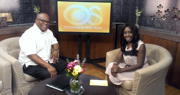Cecil Goff with Elaine Swann on KOCT (courtesy photo)