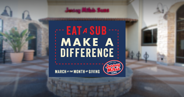 Jersey Mike’s Subs Raises More than $3 Million For Charities During “Month Of Giving”