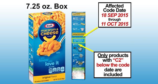 Kraft Foods Voluntarily Recalling Select Mac and Cheese Boxes