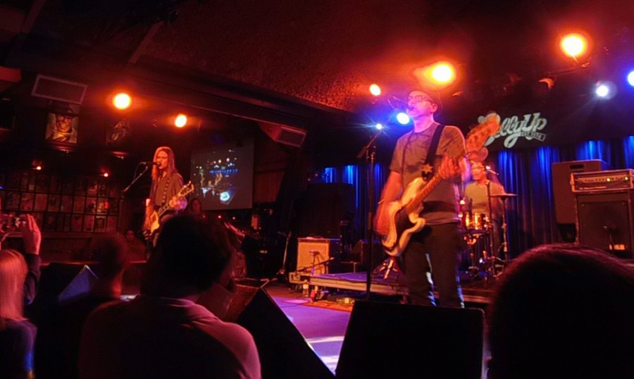 The Juliana Hatfield Three perform to a modest but devoted crowd March 18 at the Belly Up in Solana Beach. (Photo by Layla Marino)