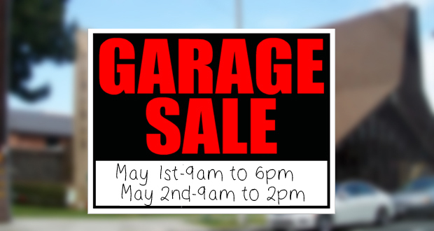 Carlsbad Community Church Annual Garage Sale-2015