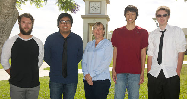 Julian Trupe, Juan Castillejos, Vicky Noddings (Instructor), Kavin Tangthartharakul and Gilad Moskowitz (courtesy photo)