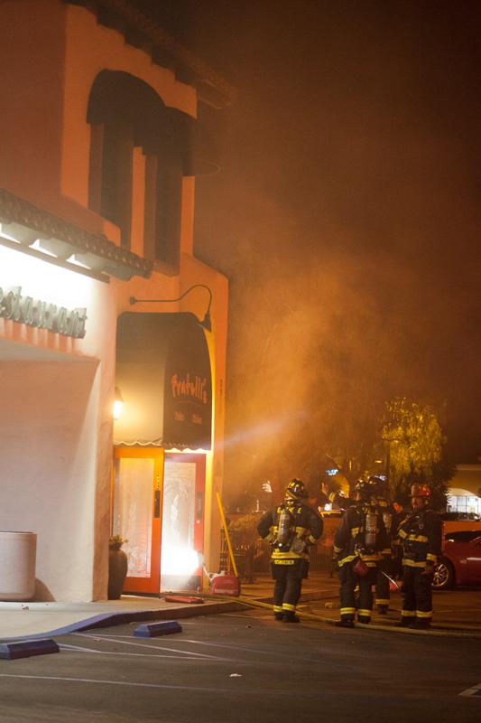 Fire Damages Fratelli's Italian Kitchen in Oceanside