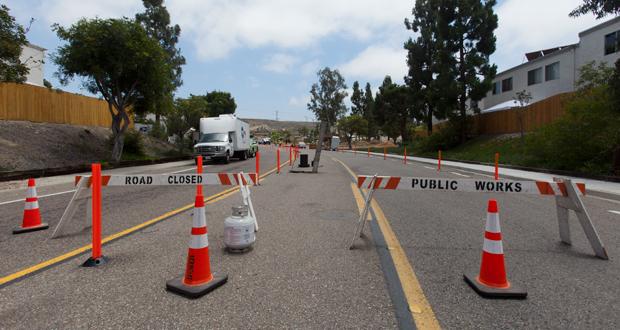 Mesa Drive Closed for Sewer Pipeline Repair