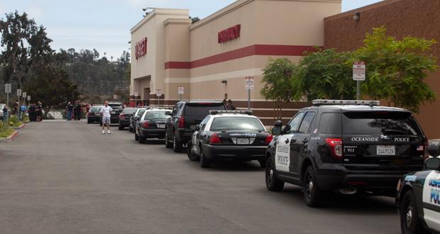 Police from Oceanside and Carlsbad responded to the incident shortly after 1:00pm
