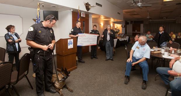 OPD K-9 Officers get Bulletproof Vests Donated by Elks Club