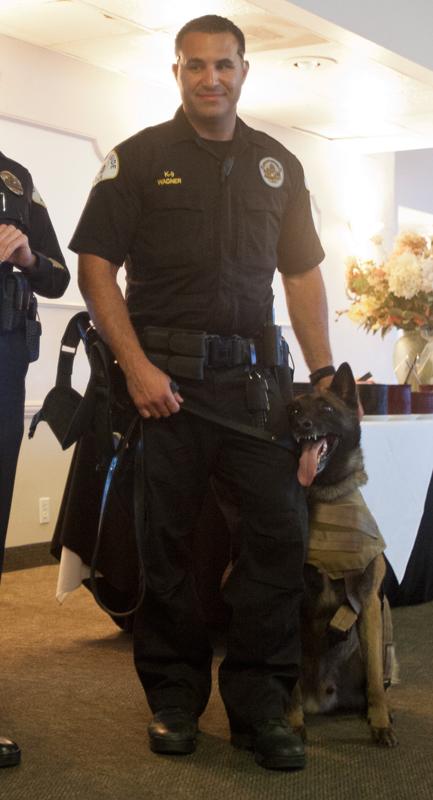 OPD K-9 Officers get Bulletproof Vests Donated by Elks Club