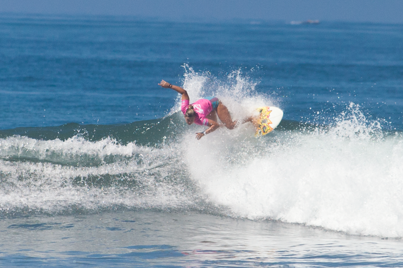 Supergirl Pro Saturday Results, Sunday Schedule