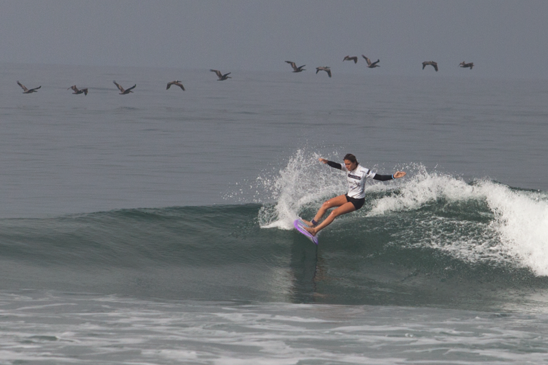 Supergirl Pro Saturday Results, Sunday Schedule