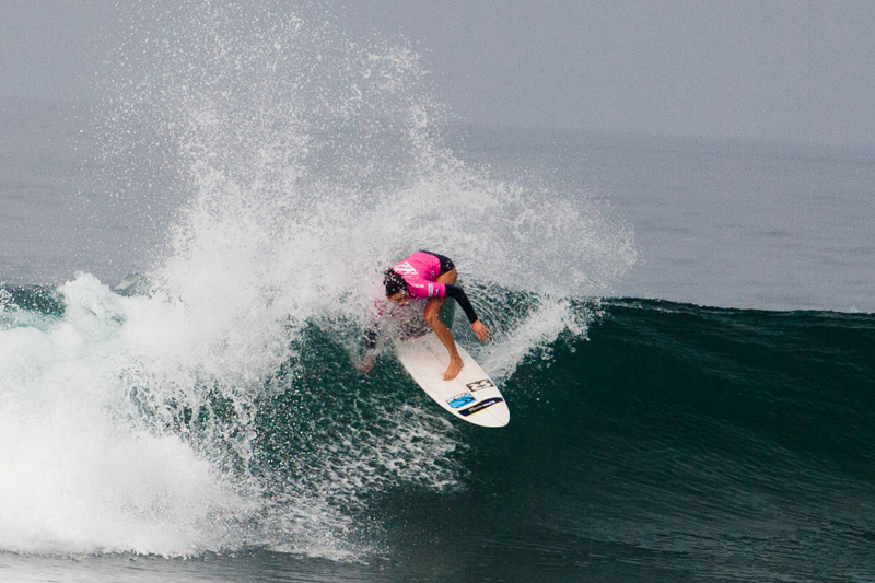 Supergirl Pro Saturday Results, Sunday Schedule