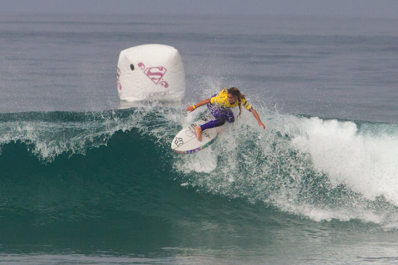 Supergirl Pro Saturday Results, Sunday Schedule