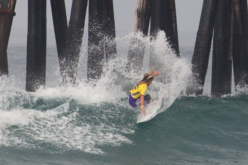 Supergirl Pro Saturday Results, Sunday Schedule