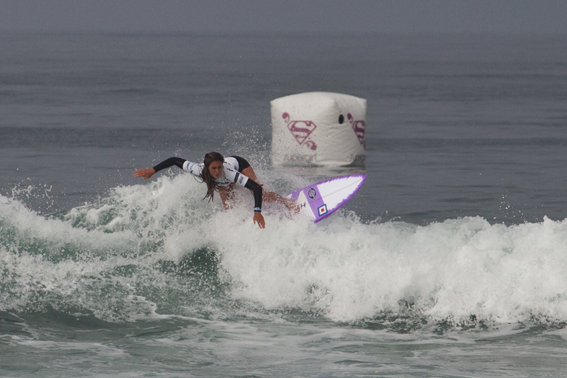 Supergirl Pro Saturday Results, Sunday Schedule