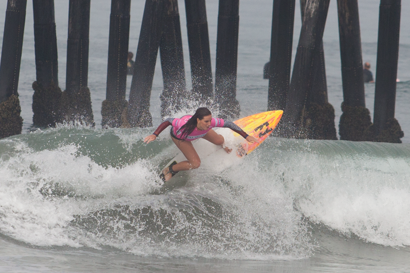 Supergirl Pro Saturday Results, Sunday Schedule