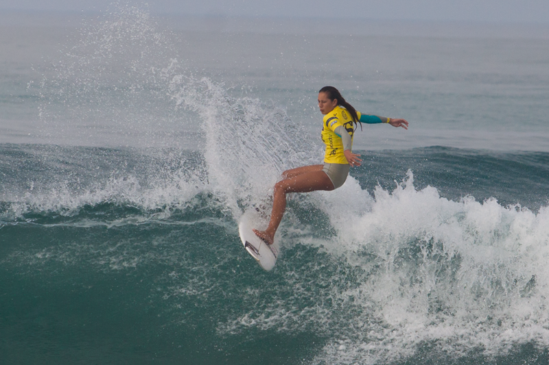 Supergirl Pro Saturday Results, Sunday Schedule