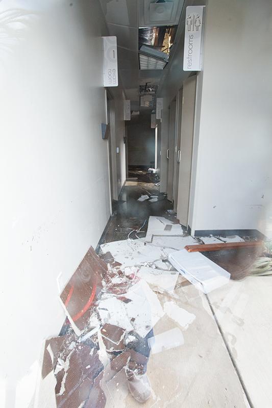 Gushing Hydrant Collapses Roof in Oceanside-Updated