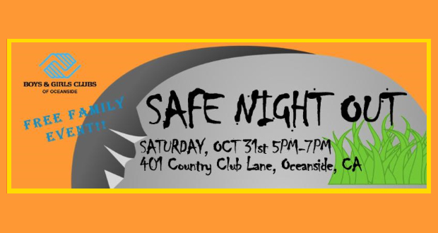 BGCOceanside Safe Night Out October 31