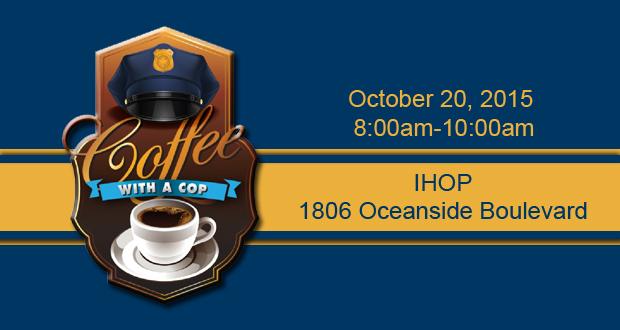 Oceanside Coffee with a Cop, October 20, 2015